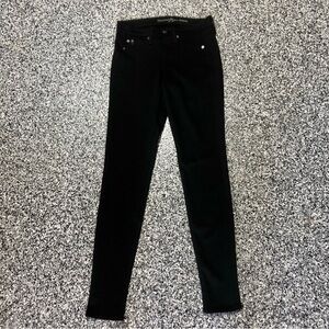 Second Yoga Jeans ✦ Ponte Black Skinny Pants (size 24)